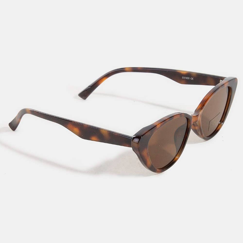 Narrow Cat Eye Frame Sunglasses