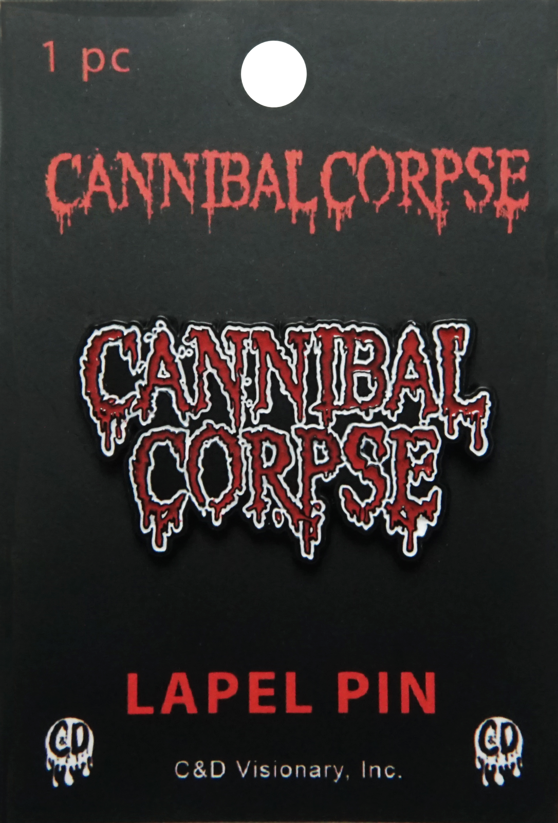 Enamel Pin - Cannibal Corpse - Bloody Red Logo