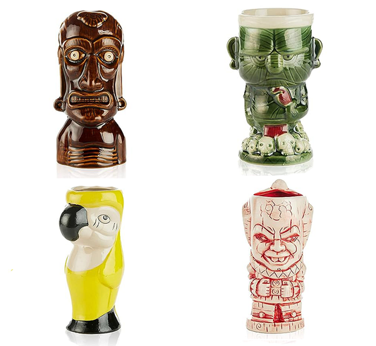 Ceramic Hawaiian Luau Tiki Mug
