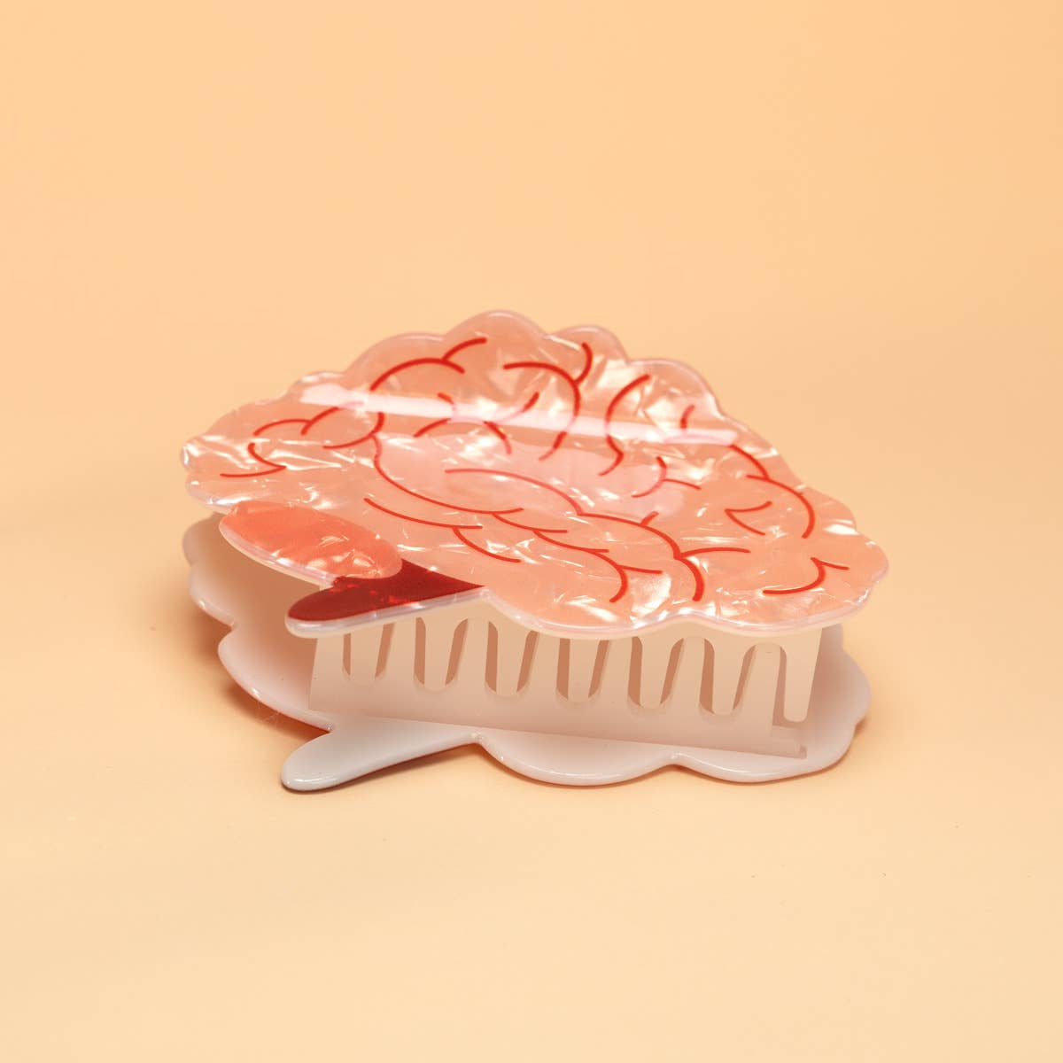 Brain  Hair Claw Clip
