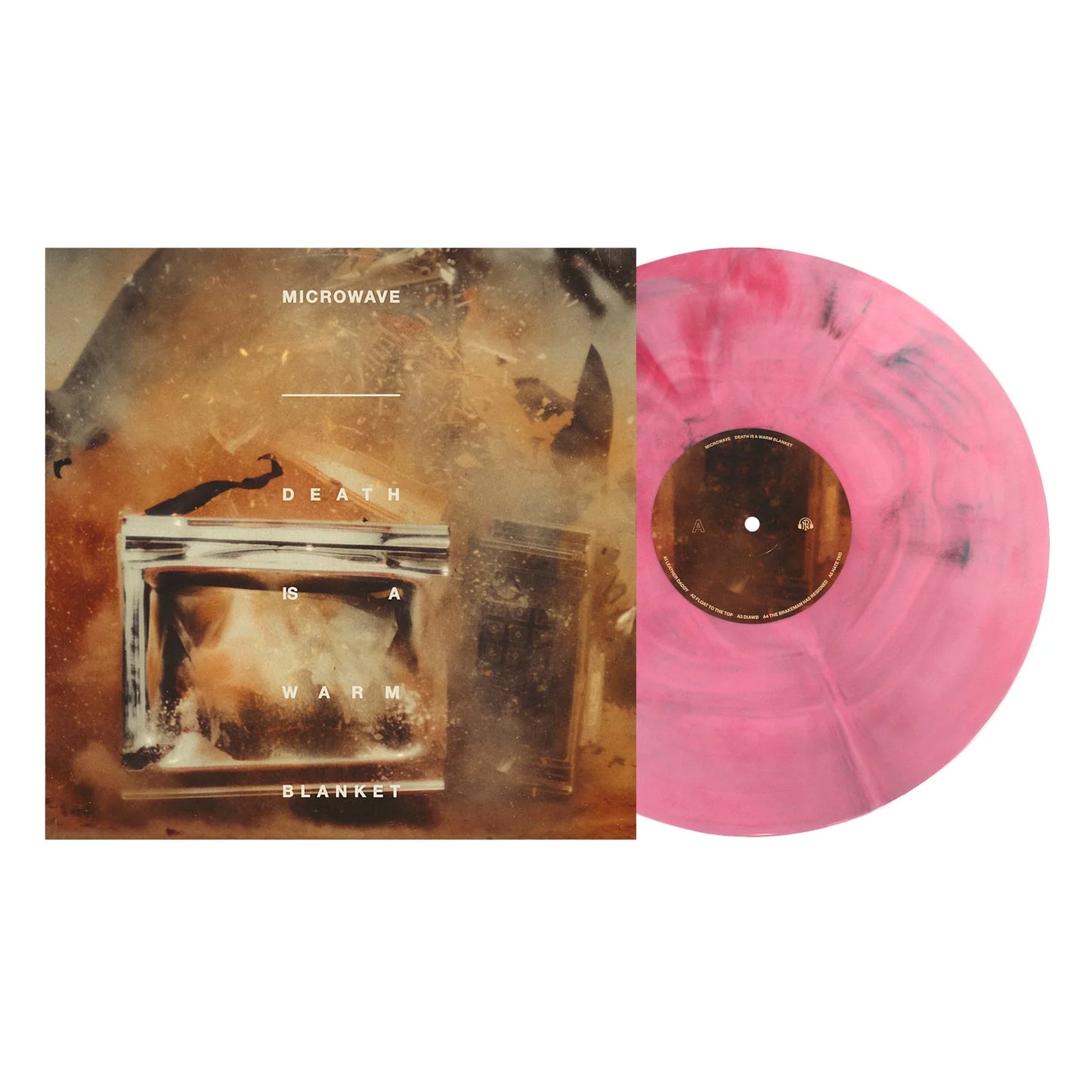 Microwave - Death Is A Warm Blanket - Pink, Oxblood & Black Galaxy LP