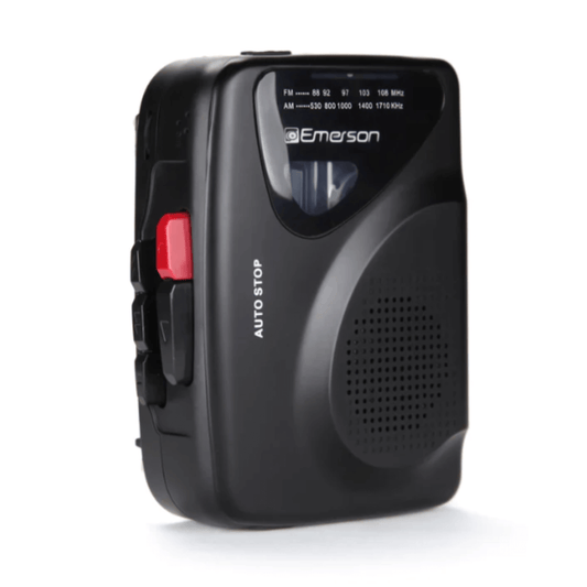 Emerson Portable Cassette Player & Recorder w AMFM Radio