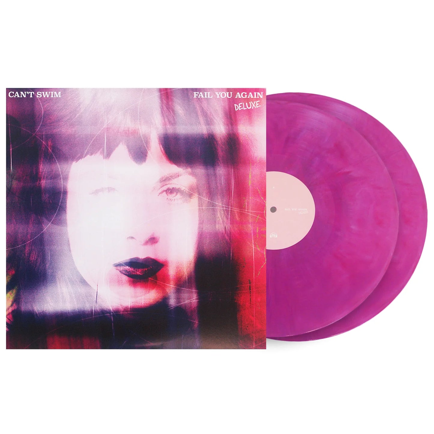 Can’t Swim- Fail You Again Deluxe Edition - Hot Pink & Bone Galaxy LP