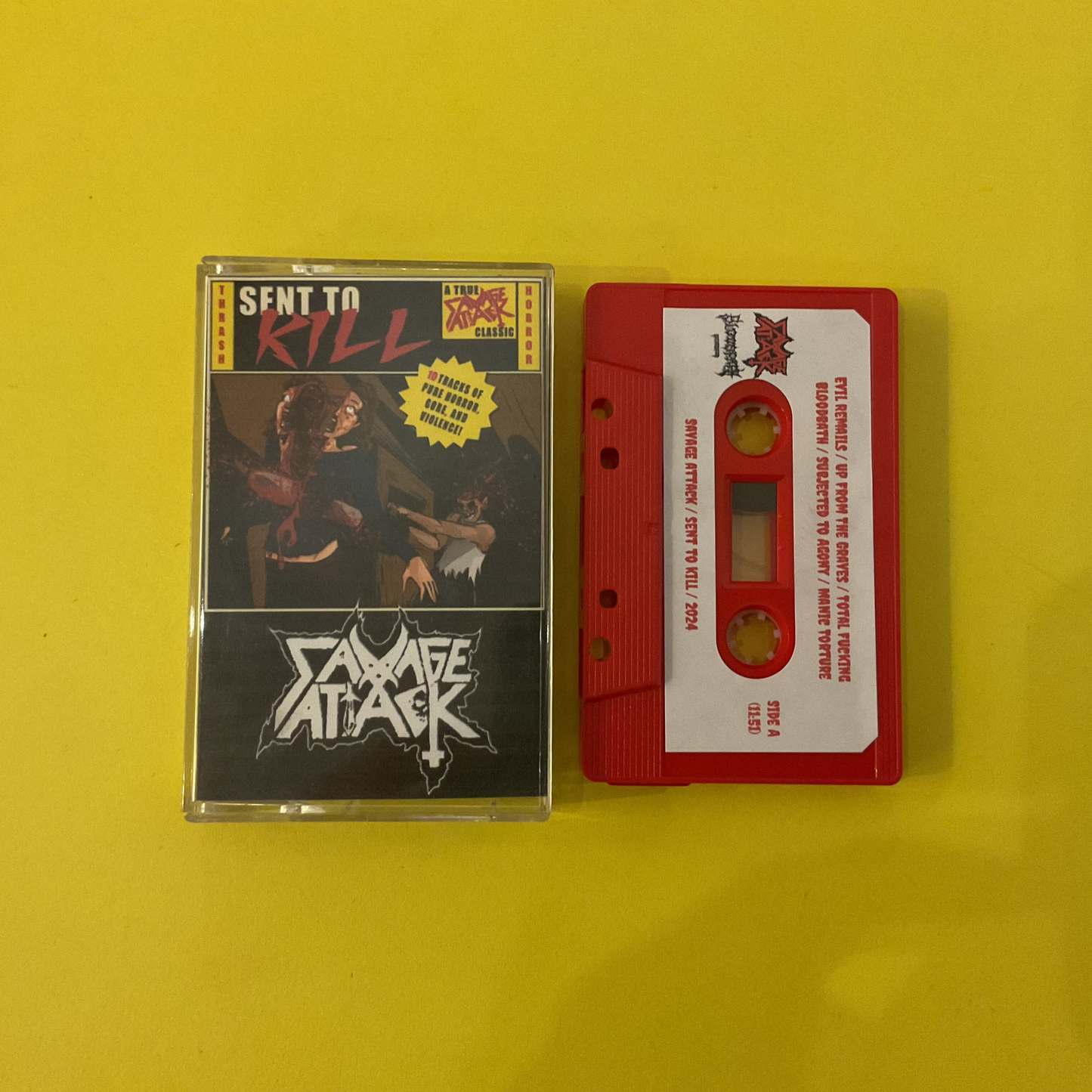 Savage Attack - Sent to Kill Cassette