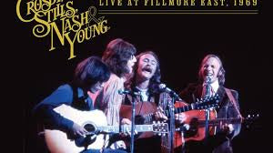 Crosby, Stills, Nash & Young - Live at Fillmore East, 1969 LP