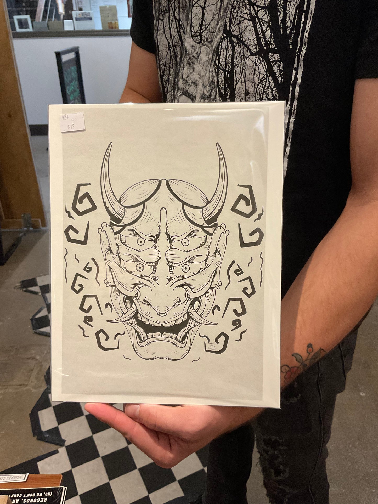 Oni 8.5x11in Print