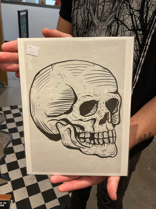 Skull B 8.5x11in Print