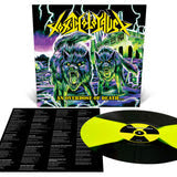 Toxic Holocaust - An Overdose of Death LP Neon Yellow and Black Quad Effect