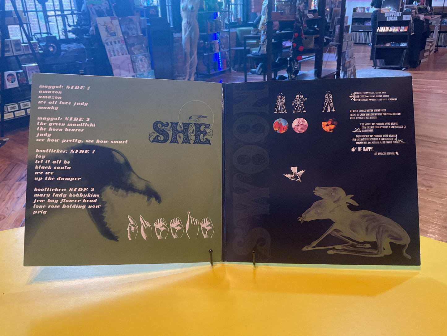 Melvins - The Maggot/The Bootlicker Lp USED