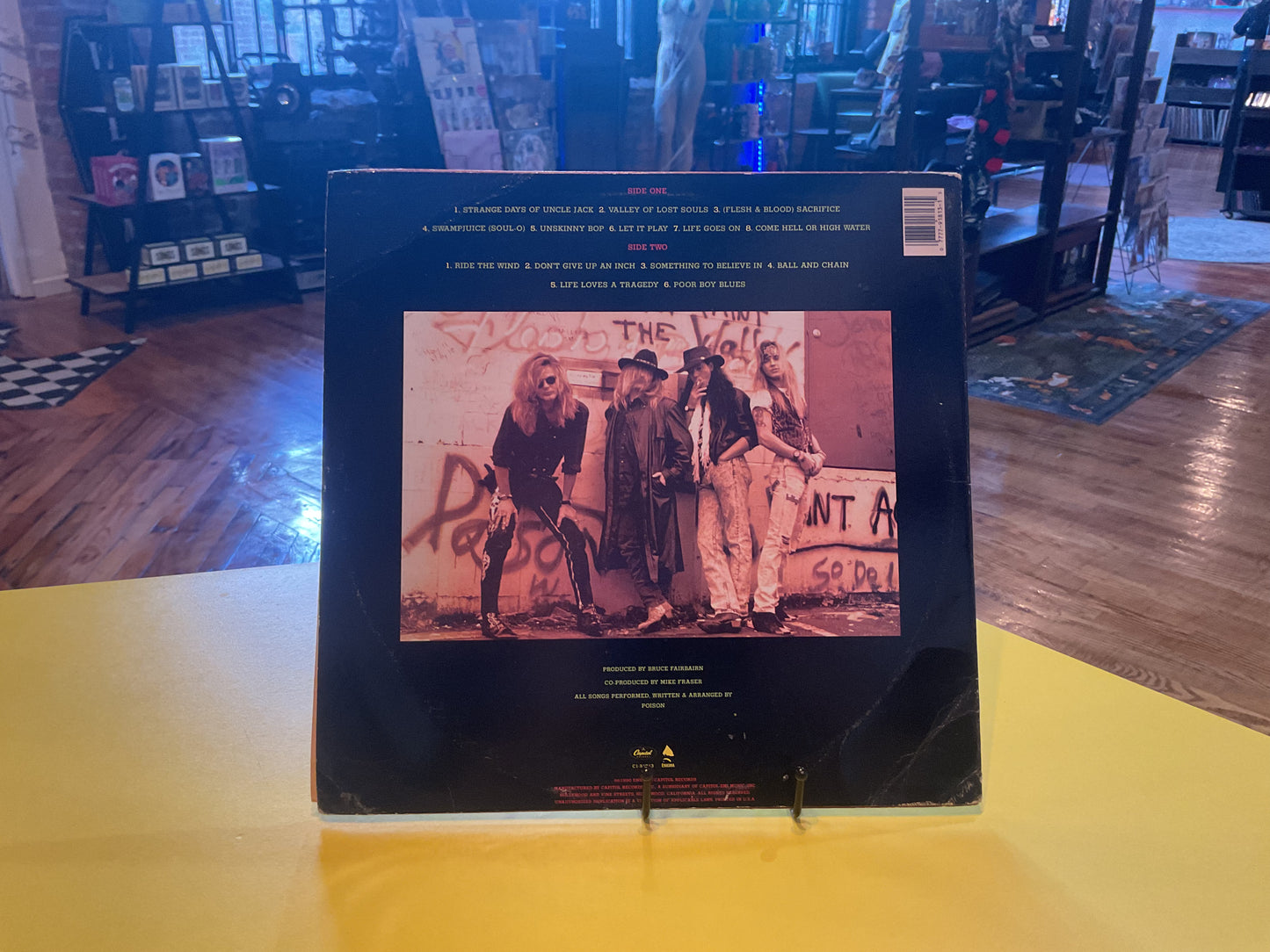 Poison - Flesh & Blood Lp USED