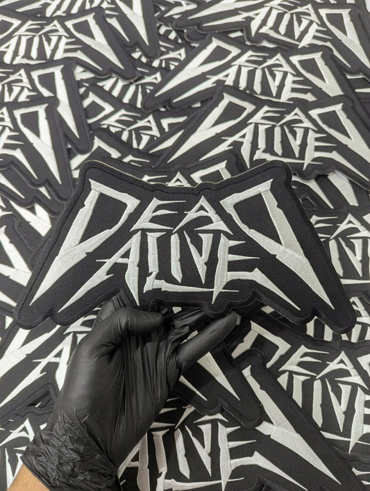 Dead Alive B&W Large Patch