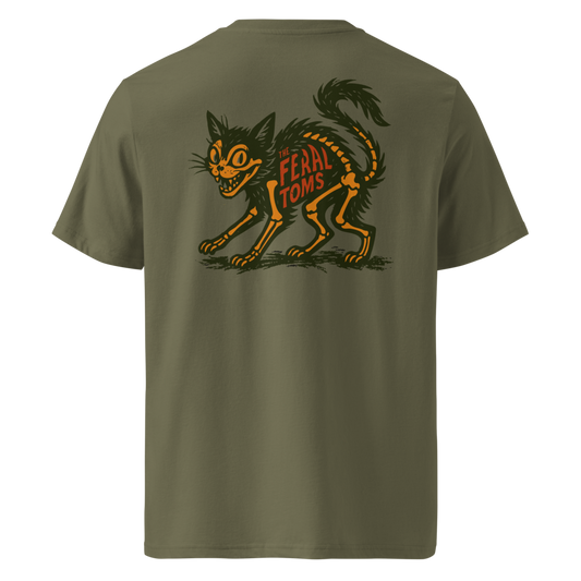 The Feral Toms - Green Shirt Color Logo