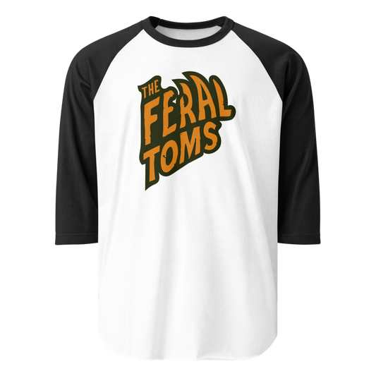 The Feral Toms - Black Raglan Shirt