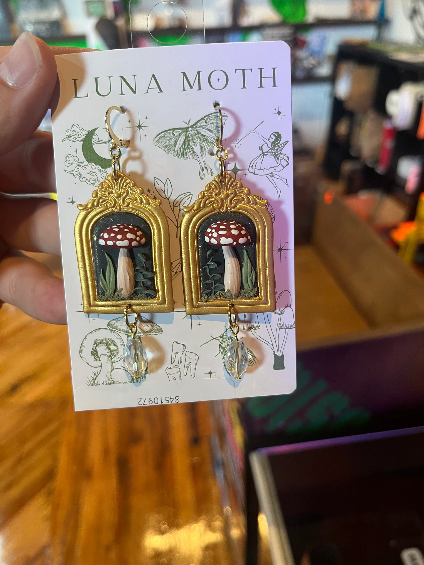Framed Flower Earrings