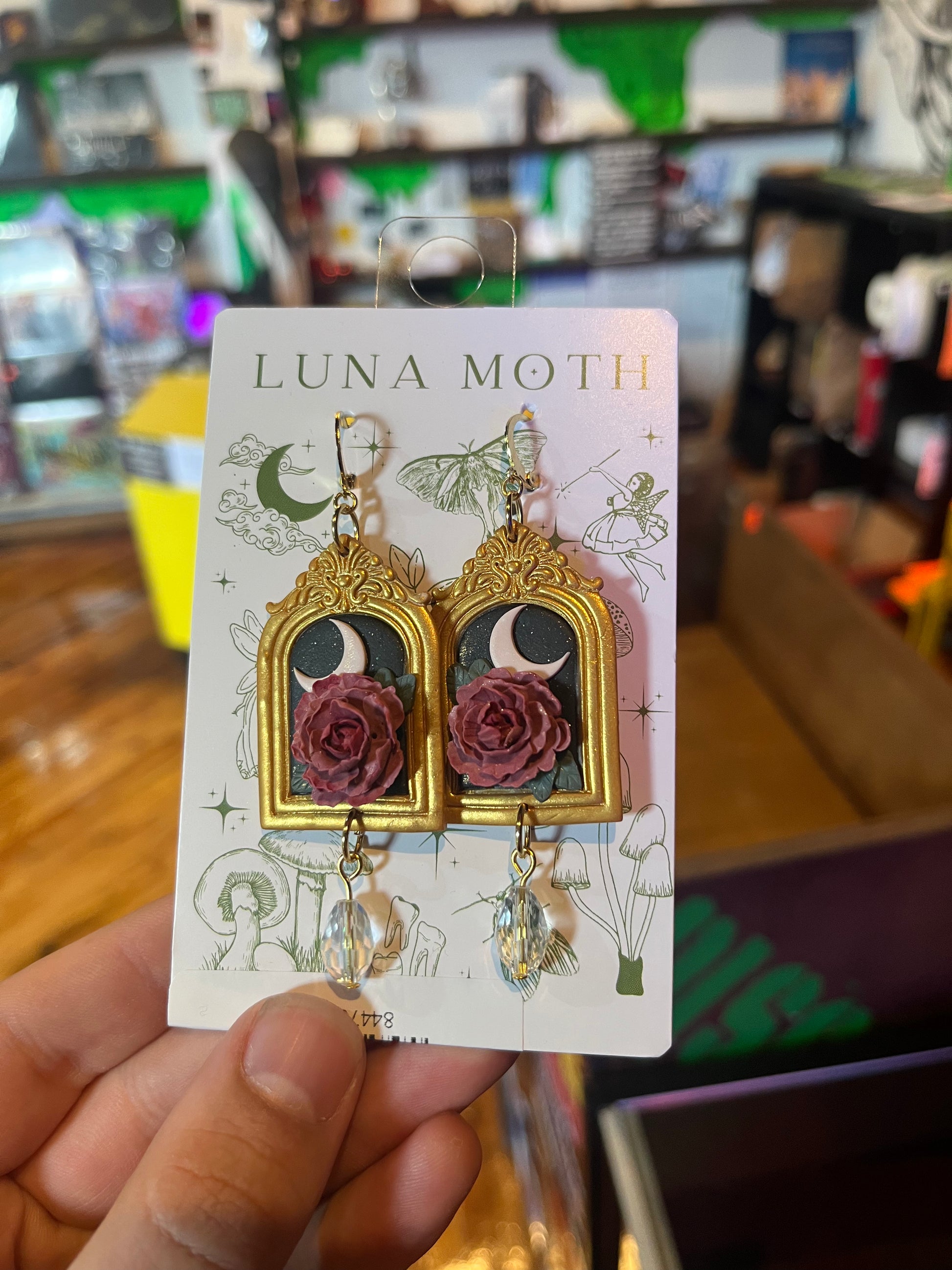 Framed Flower Earrings