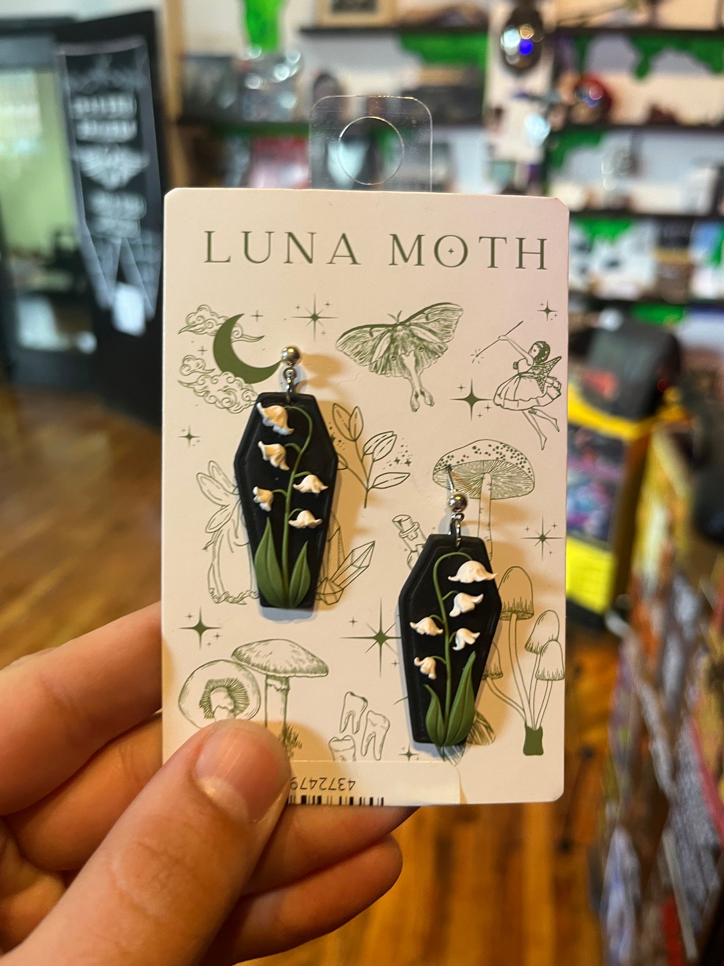 Coffin Lily Earrings