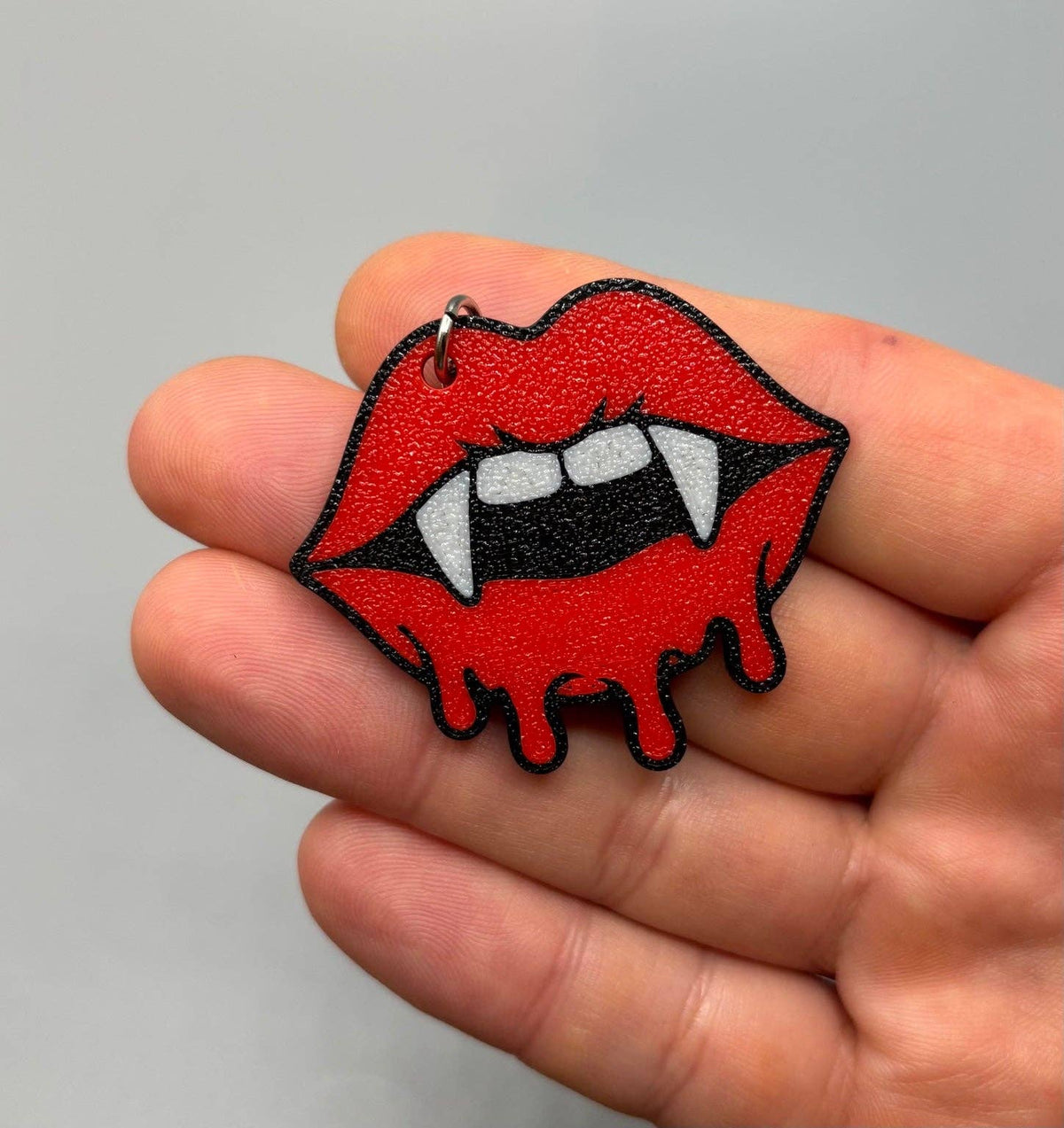 Vamp Lips Keychain