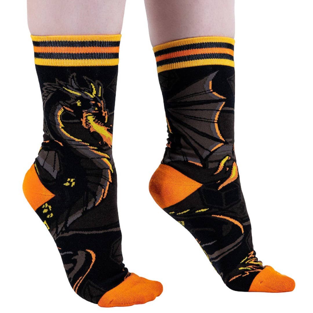 Dragon's Flame Crew Socks