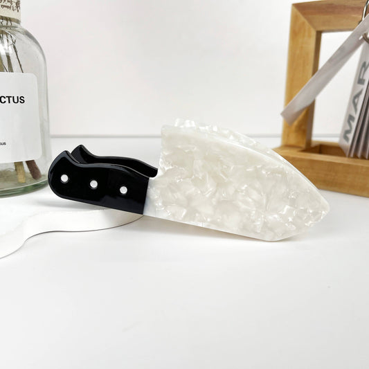 Funny Knife Hair Claw Clip