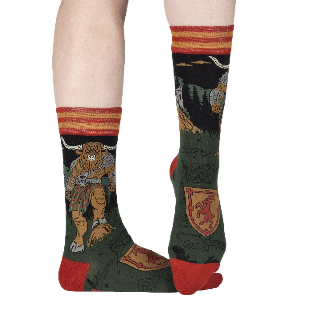 Highland Cow Exe-coo-tioner Crew Socks