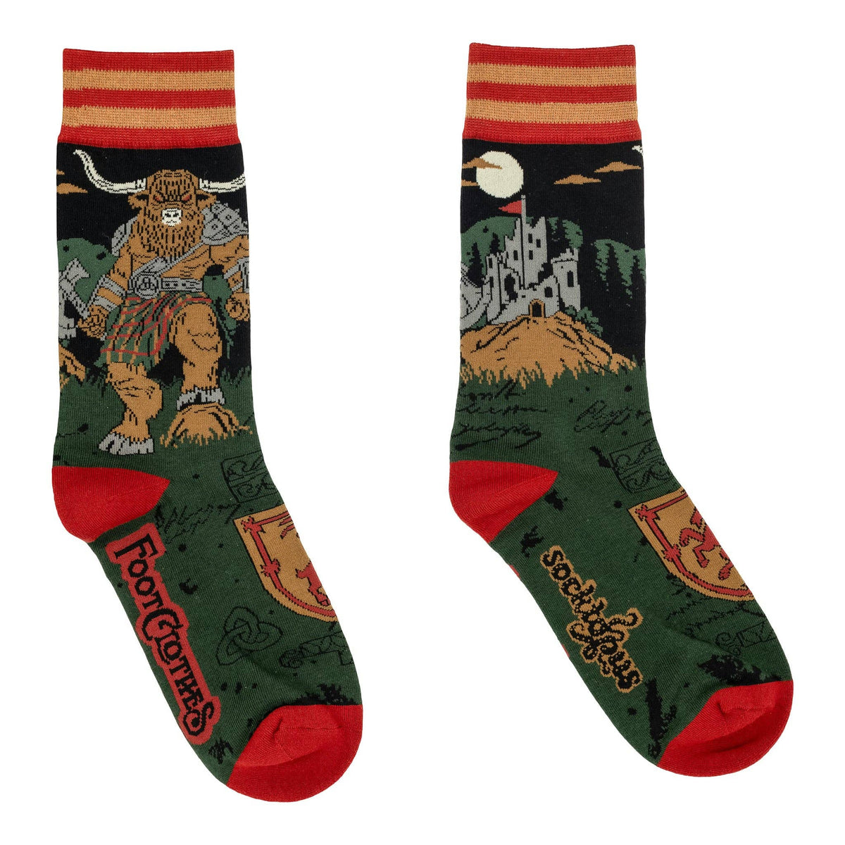 Highland Cow Exe-coo-tioner Crew Socks