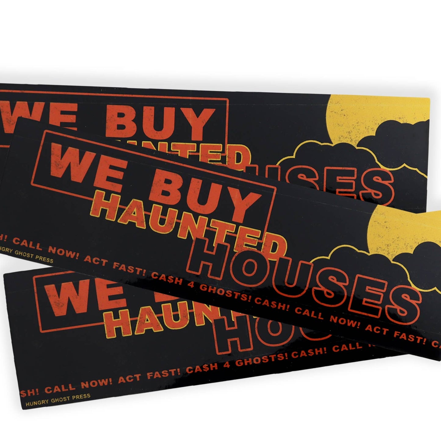 Haunted Houses Bumper Sticker