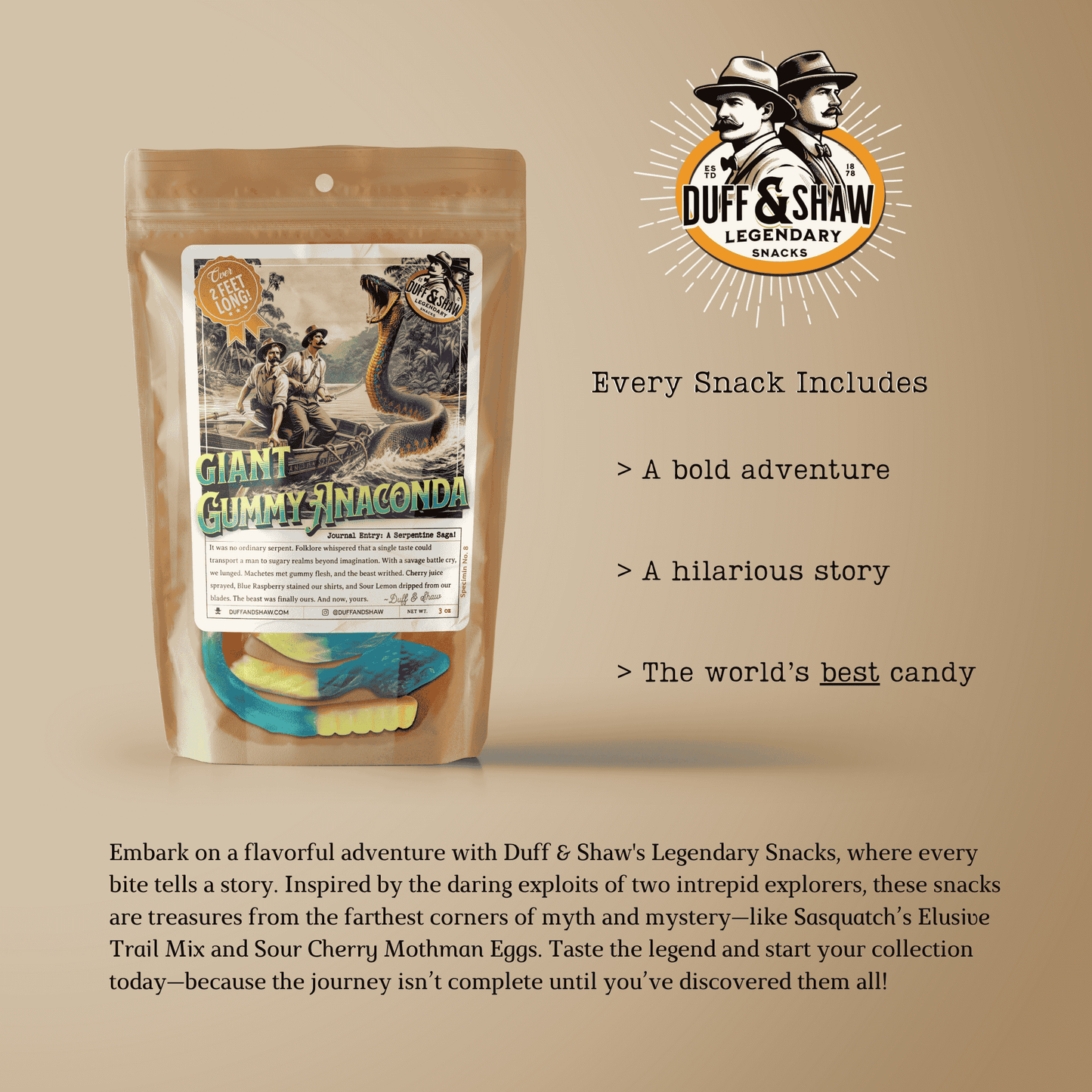 GIANT Gummy Anaconda!