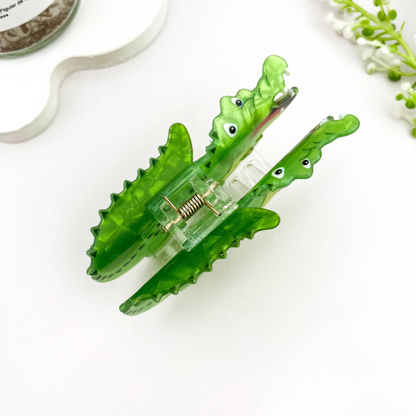 Giant Crocodile Printed Hair Claw Clip