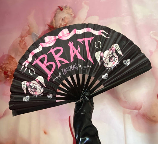 Brat Rave Fan - Black Version