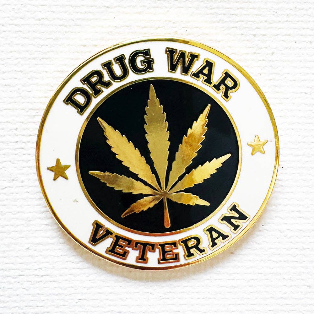 Drug War Veteran Pin
