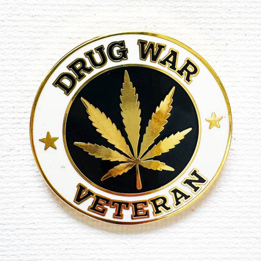 Drug War Veteran Pin