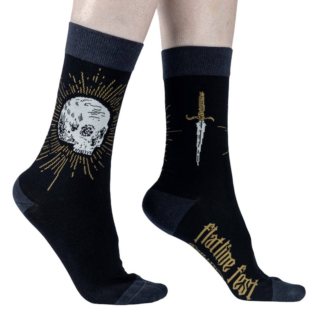 Flatline Fest Inaugural Rite Crew Socks