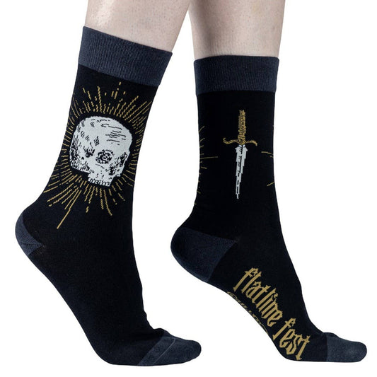 Flatline Fest Inaugural Rite Crew Socks