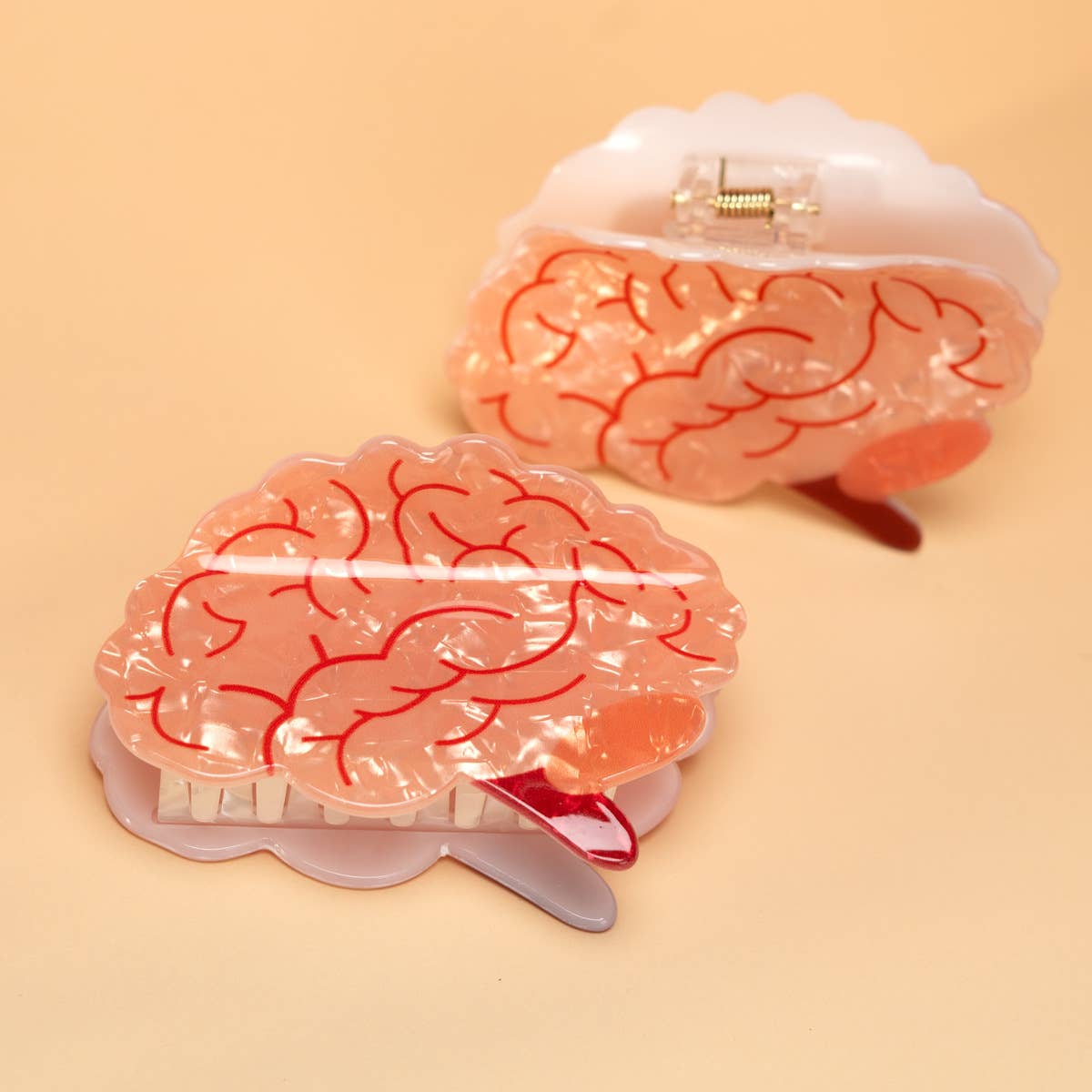 Brain  Hair Claw Clip
