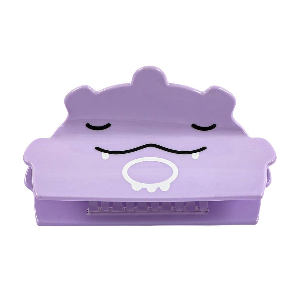 Evil Purple Hair Clips