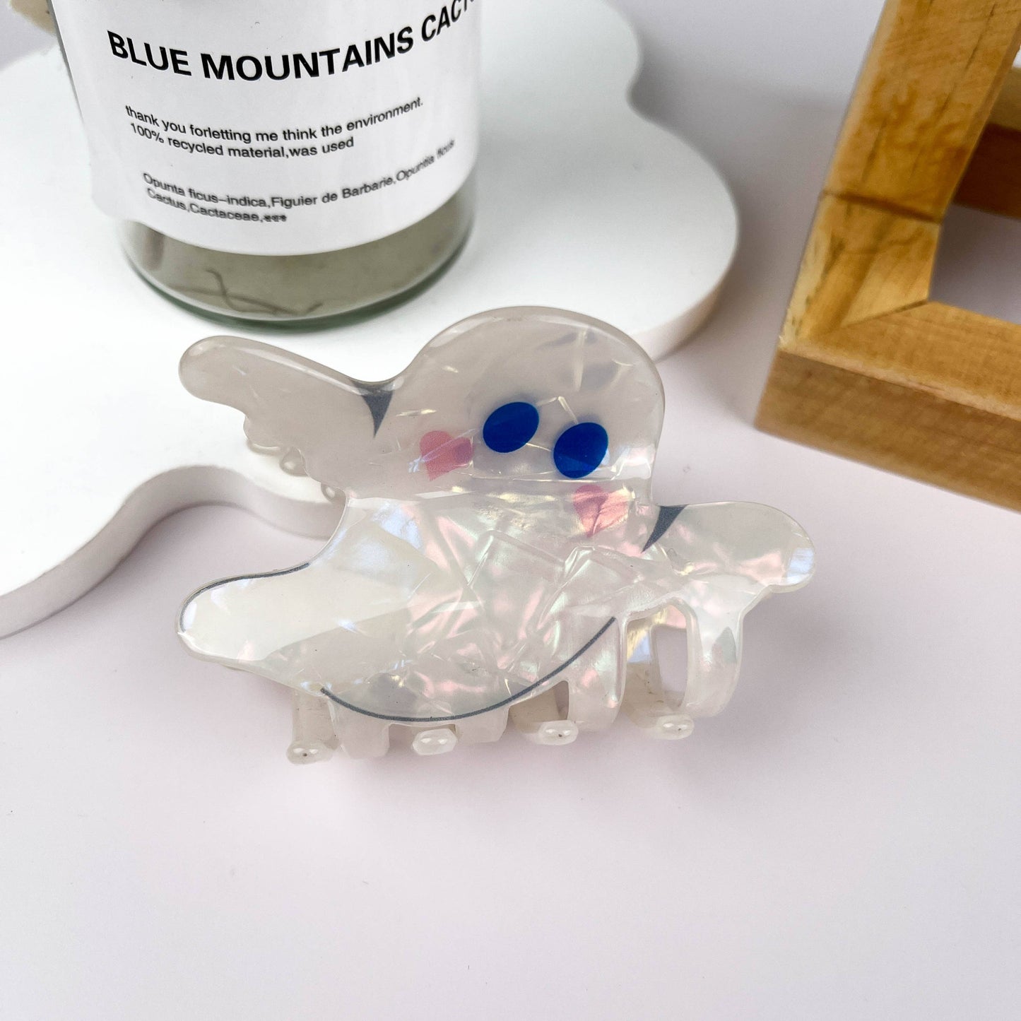 White Ghost Hair Clip