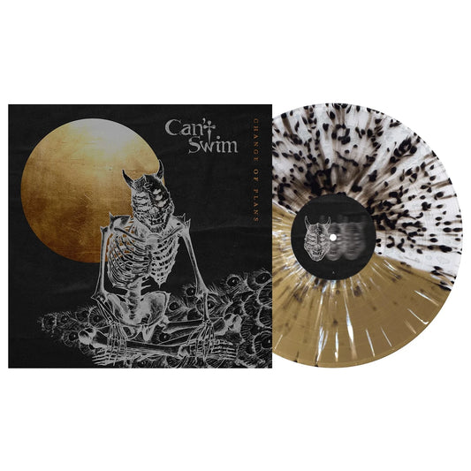 Can’t Swim - Change Of Plans - Half Clear/Half Gold W/ Heavy Black & Silver Splatter LP