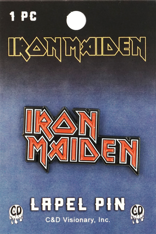 Enamel Pin - Iron Maiden Logo - Heavy Metal Rock Music Band