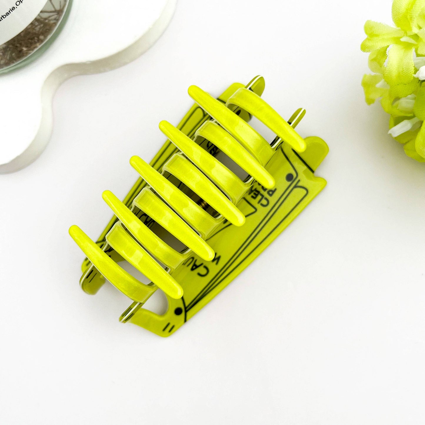 Caution Sign Hair Claw – Funny Safety-Inspired Clip