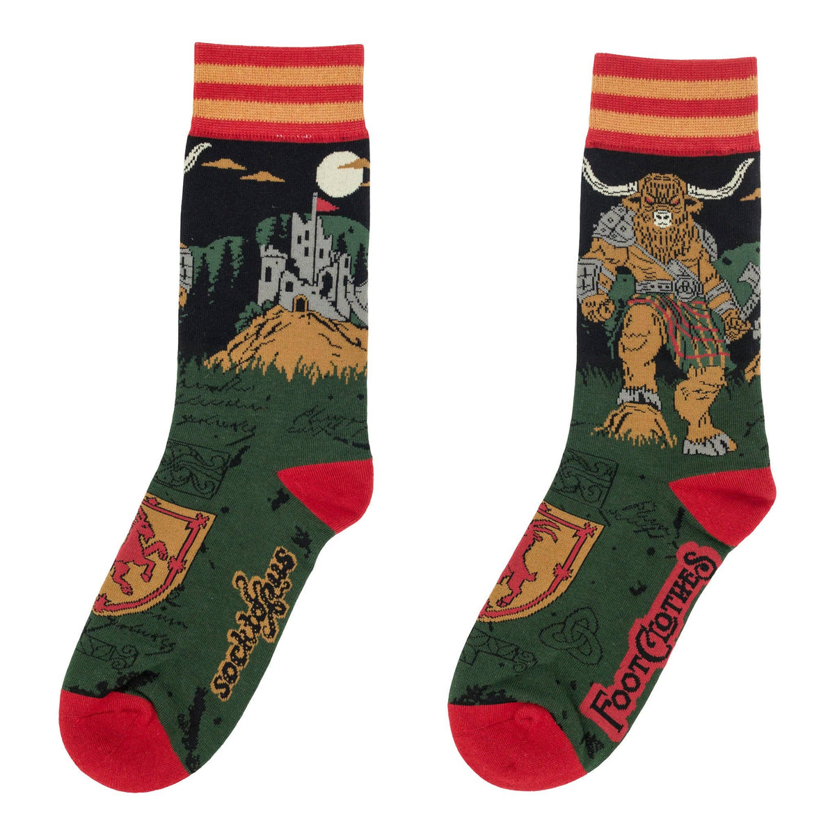 Highland Cow Exe-coo-tioner Crew Socks