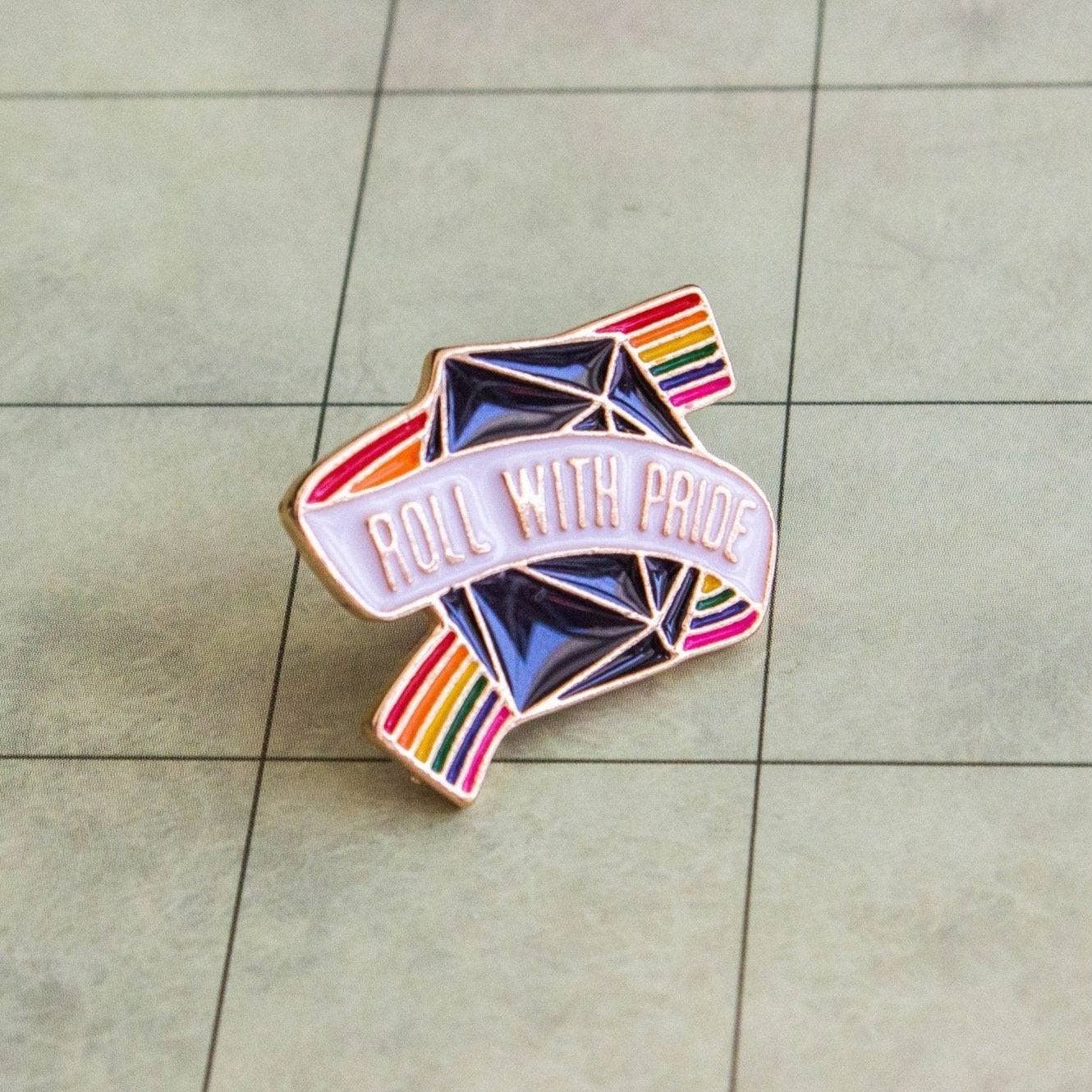 Roll With Pride Pin