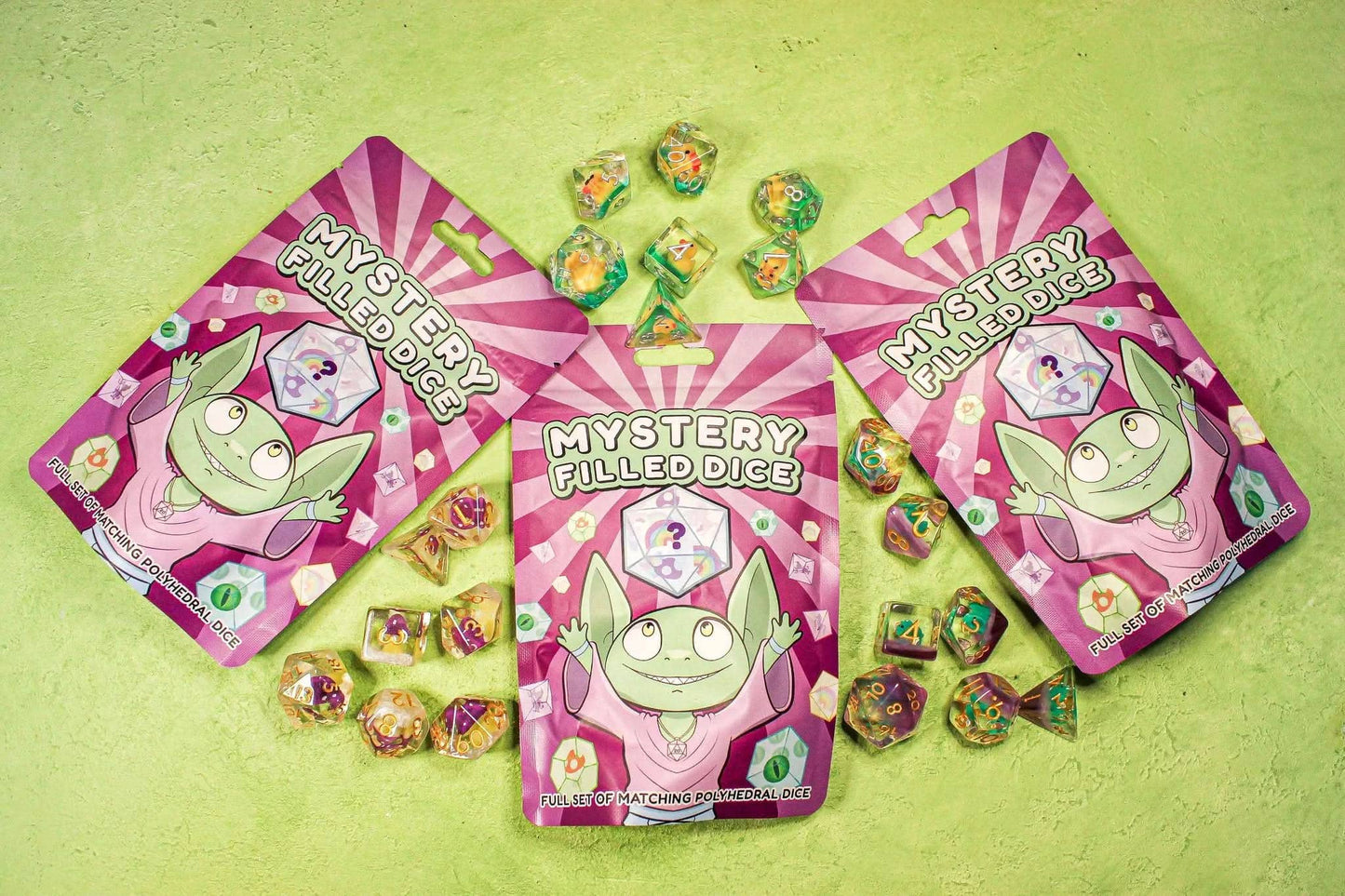 Mystery Inclusion Dice Sets | Filled Dice