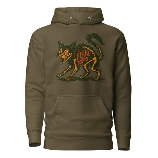 The Feral Toms - Green Hoodie