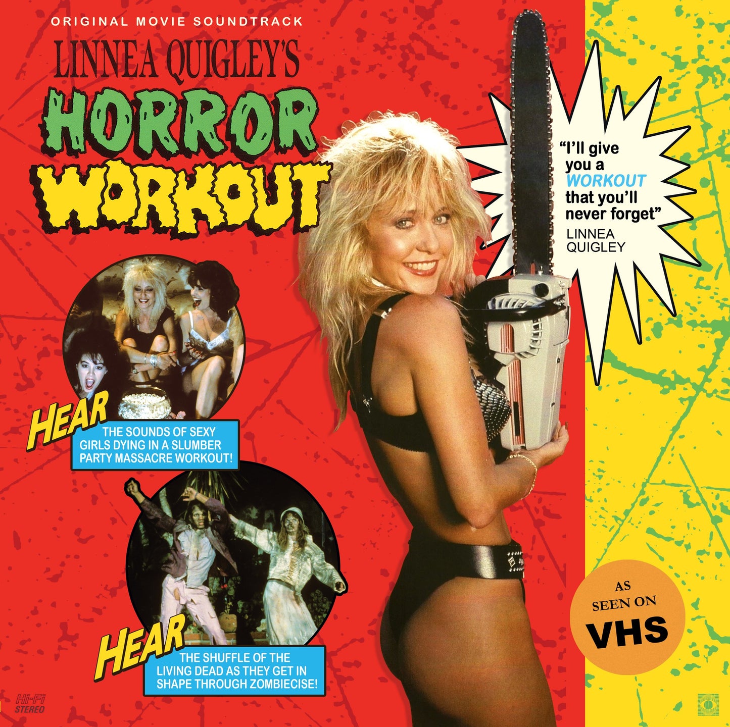 Linnea Quigley's Horror Workout OST LP - Graveface Distribution Exclusive Colorway