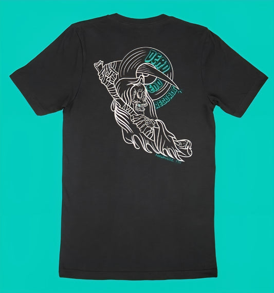 Dead End Records Shirt - Blue Grim