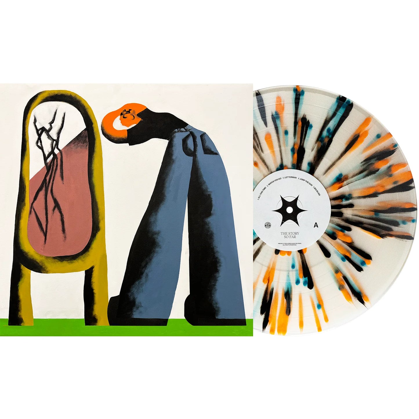 The Story So Far - I Want To Disappear - Milky Clear w/ Black, Blue & Orange Splatter LP