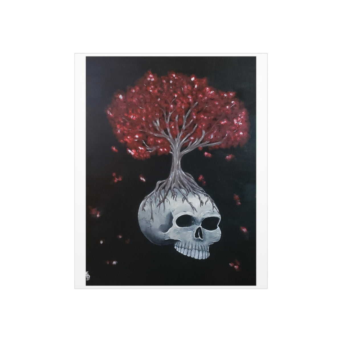 Skull Tree 8.5x11in Print